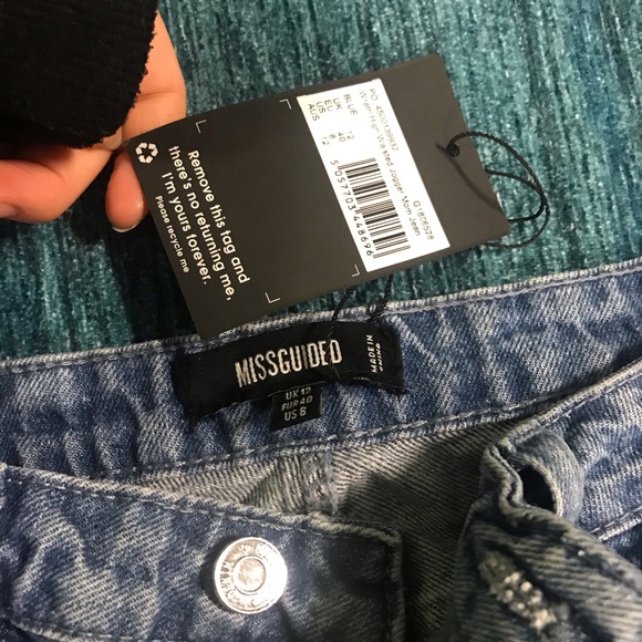 Blue Riot High Waisted Jogger Mom Jeans 